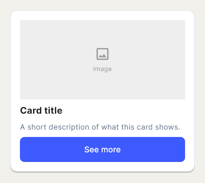 Card, a ready-made section, as Draft draws it.