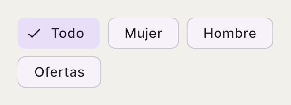 Categories, una sección ya armada, tal como la dibuja Draft.
