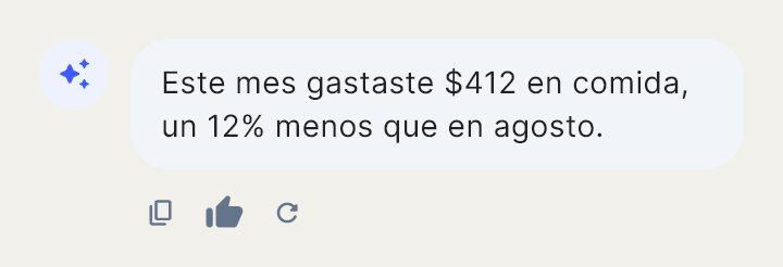 Assistant Message, una sección ya armada, tal como la dibuja Draft.