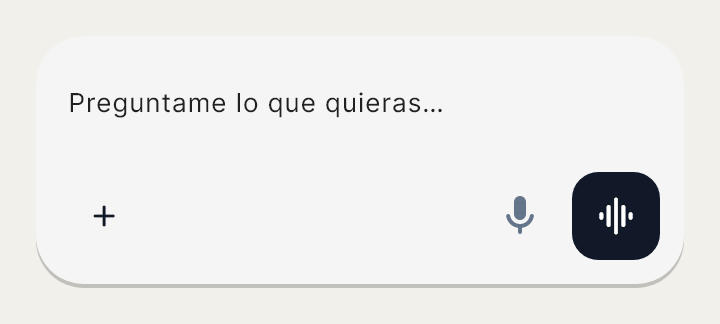 Chat Composer, una sección ya armada, tal como la dibuja Draft.