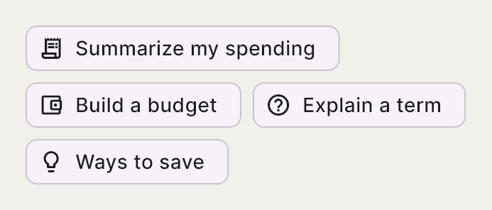 Prompt Suggestions, a ready-made section, as Draft draws it.