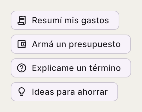 Prompt Suggestions, una sección ya armada, tal como la dibuja Draft.