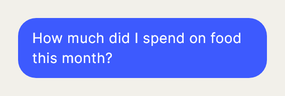 User Message, a ready-made section, as Draft draws it.