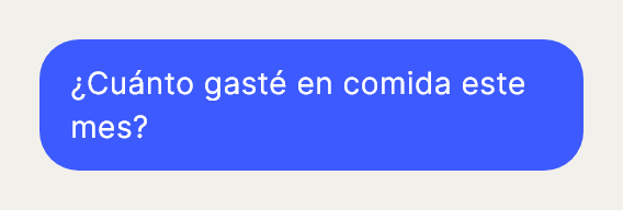 User Message, una sección ya armada, tal como la dibuja Draft.