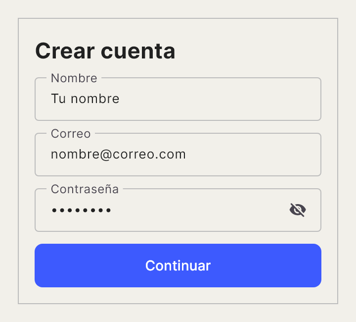 Form, una sección ya armada, tal como la dibuja Draft.