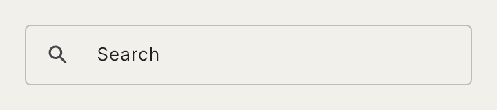 Search Bar, a ready-made section, as Draft draws it.
