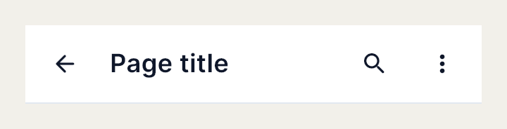 AppBar as Draft draws it, with its initial settings.