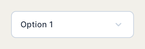 Dropdown Menu as Draft draws it, with its initial settings.