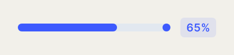 Progress Bar as Draft draws it, with its initial settings.