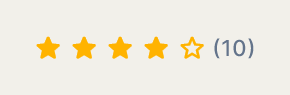 Rating tal como lo dibuja Draft, con su configuración inicial.