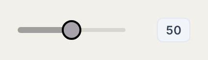 Slider tal como lo dibuja Draft, con su configuración inicial.