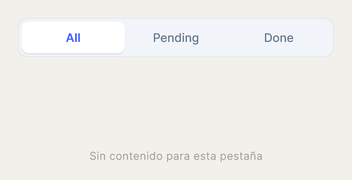 Tab Bar as Draft draws it, with its initial settings.