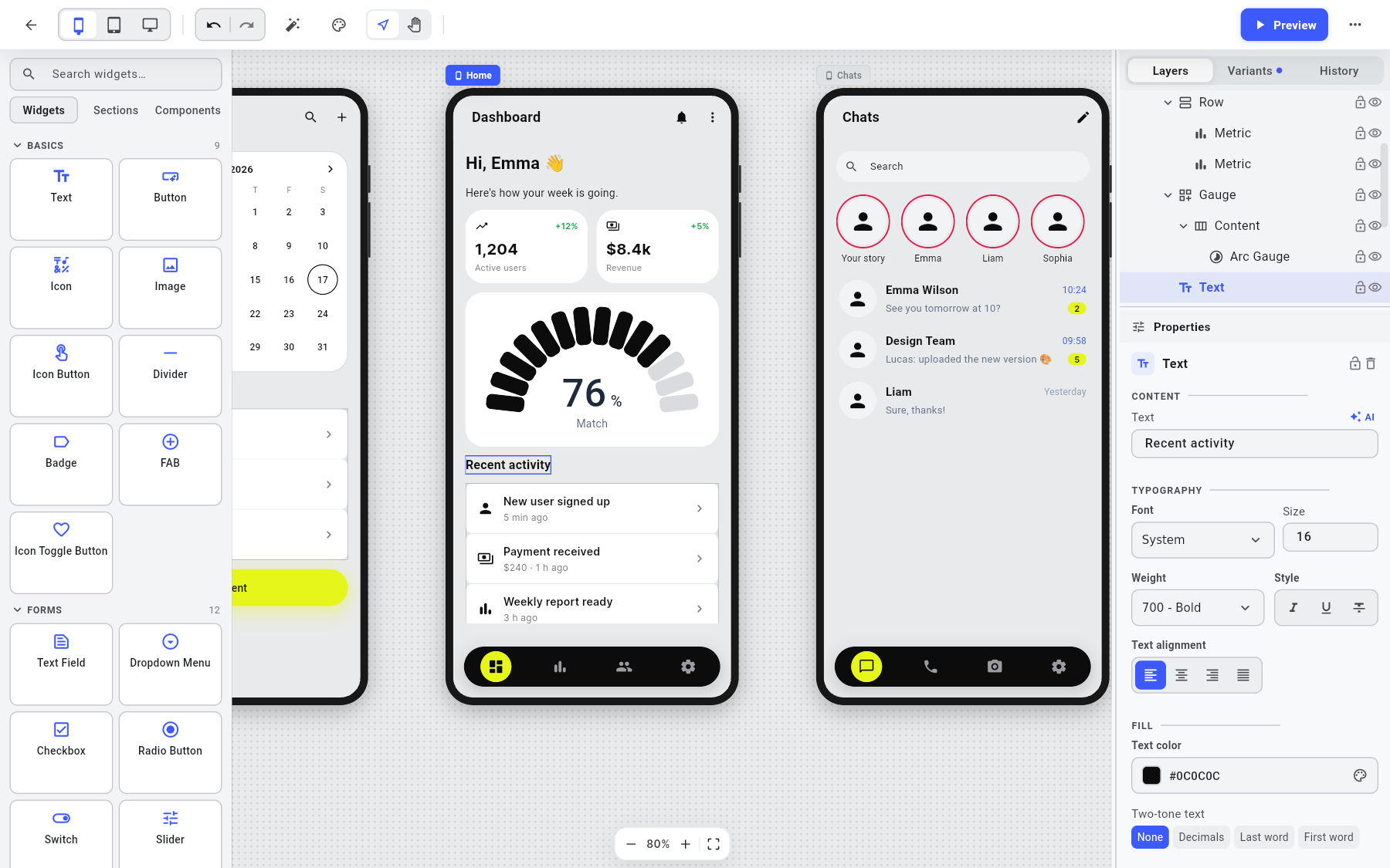 I've been building a visual editor for app screens. It's in beta, and I'd like your help testing it.